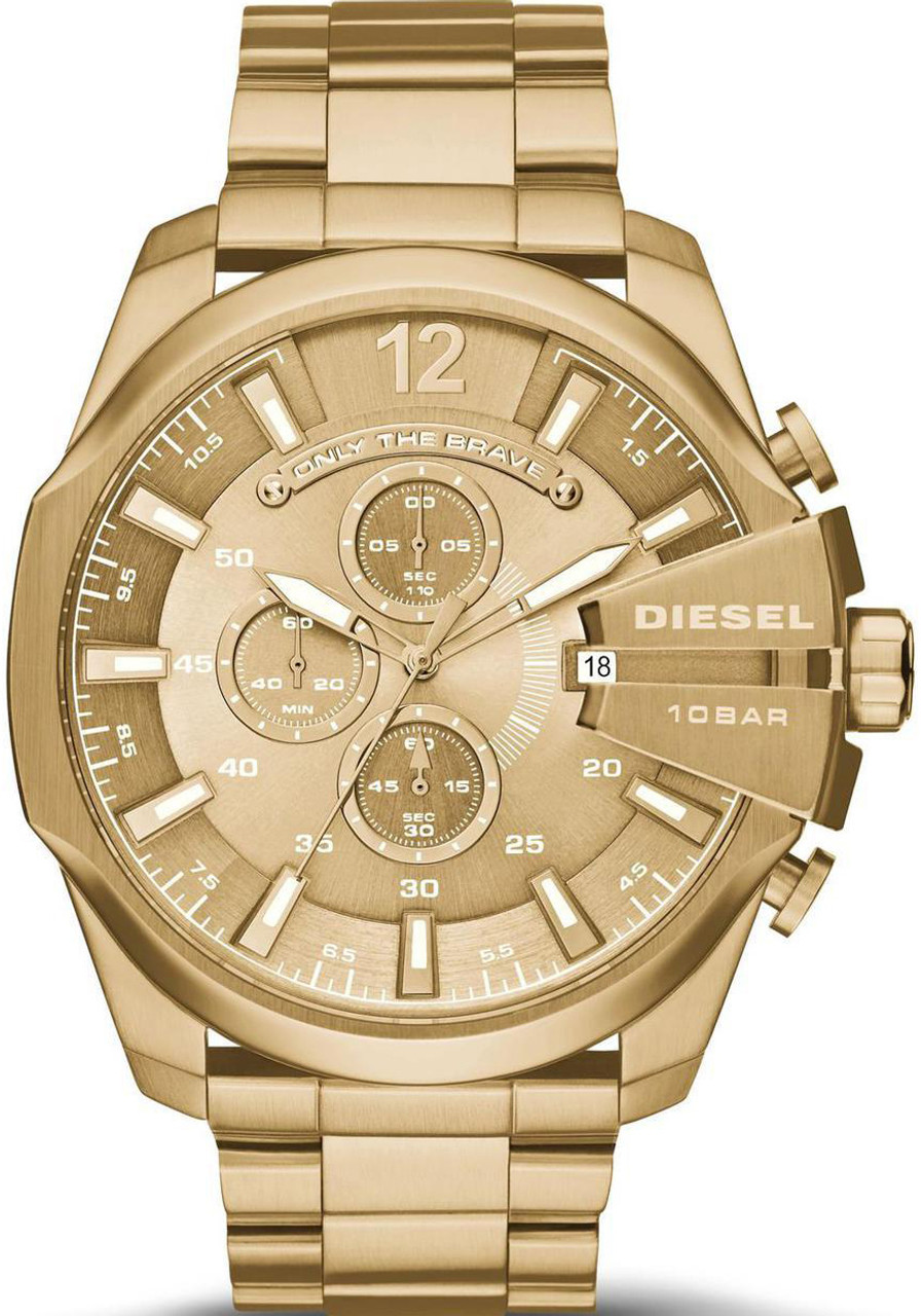 20. Diesel Mega Chief Gold Watch 20. Diesel Mega Chief Gold Watch